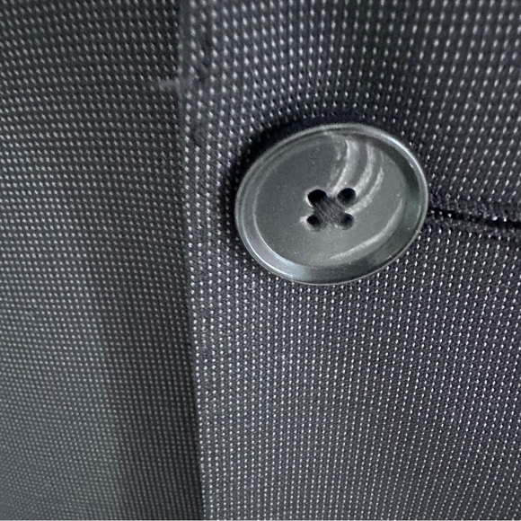 Unisex Fine Wool Suiting Blazer men’s sz 42R - Black - Picture 4 of 16